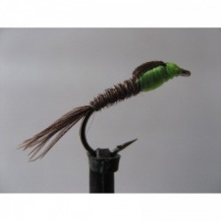 Nymphs Standards pheasant tail sawyer green spot nymph $2.34