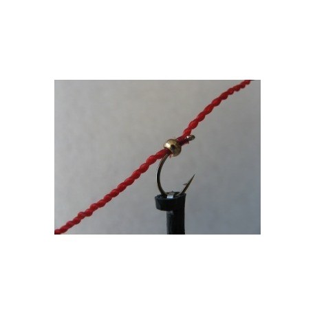 Nymphs Standards gold head flexifloss blood worm $2.34