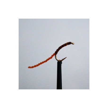 Nymphs Standards amber epoxy flexifloss tail bloodworm $2.34