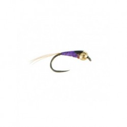 Nymphs Standards beadhead perdigon purple panty $2.34