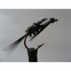 Nymphs Standards black white goose biot cheeks diawl bach $2.34