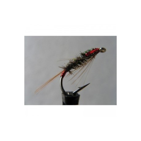 Nymphs Standards uv rib black holo red diawl bach $2.34