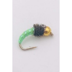 Nymphs Standards bh bright green caddis  x   Copy $2.34