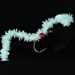 Nymphs Standards cheese with red holo bead chewing gum worm $2.34
