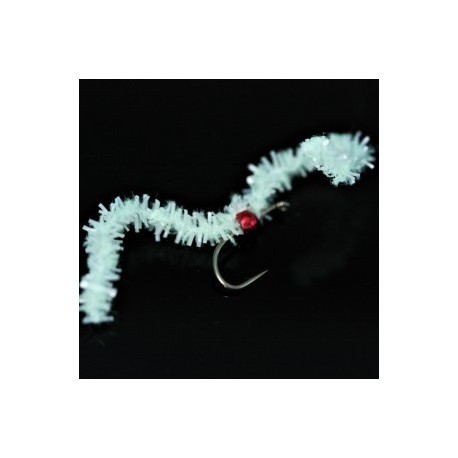 Nymphs Standards cheese with red holo bead chewing gum worm $2.34