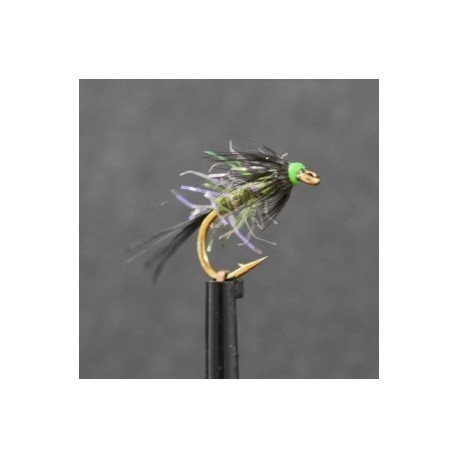 Nymphs Standards olive uv straggle black cruncher( ) $2.34