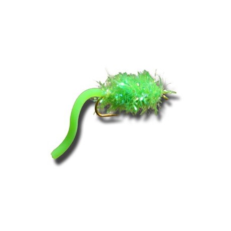 Nymphs Standards Squiggly Estaz Egg Fl Green $2.34