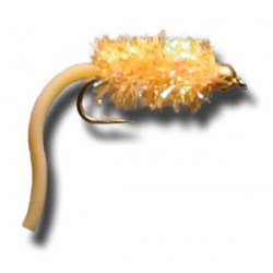 Nymphs Standards BH Squiggly Estaz Egg Tan $2.34