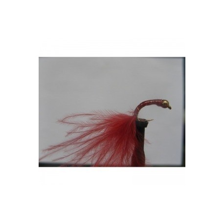 Nymphs Standards gold head epoxy marabou b w $2.34
