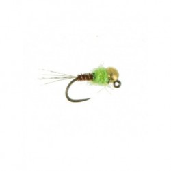Nymphs Standards beadhead tactical jigged frenchie chartreuse $2.34