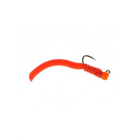 Nymphs Standards beadhead tactical squirm worm red $2.34
