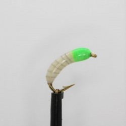 Buzzer white and lime okey dokey $2.34