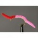 Nymphs Standards San Juan Worm Pink Red Side $2.34