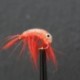 Nymphs Standards orange epoxy shrimp $2.34