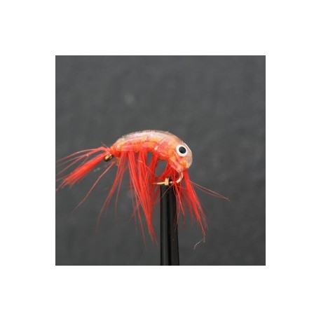 Nymphs Standards orange epoxy shrimp $2.34