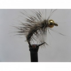 Nymphs Pure gold head grizzle hares ear $2.34