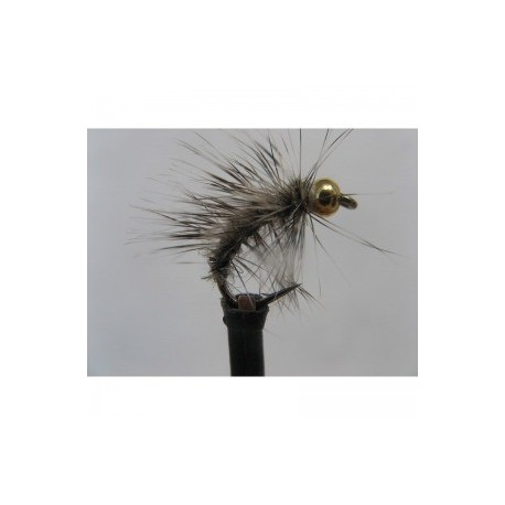 Nymphs Pure gold head grizzle hares ear $2.34