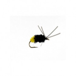 Nymphs Pure blue gill spider yellow butt $2.34