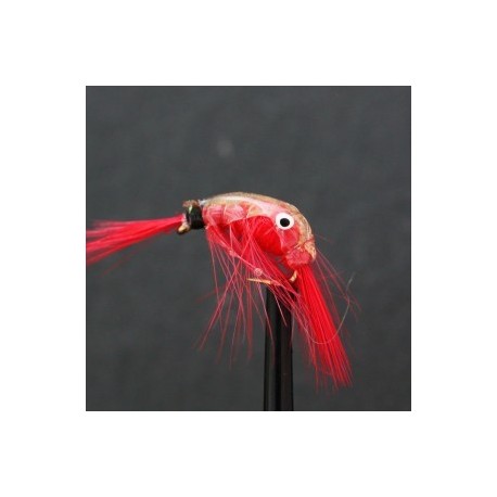 Nymphs Pure red epoxy shrimp $2.34