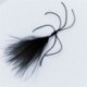 Nymphs Pure black critter worm $2.34