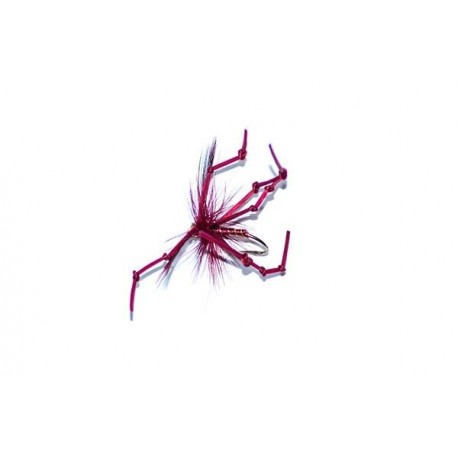 Nymphs Pure claret daddy long legs rubber legs goldhead l $2.34