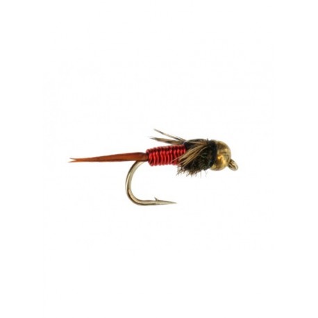 Nymphs Pure beadhead copper john red $2.34