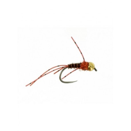 Nymphs Pure beadhead tactical legz orange $2.34