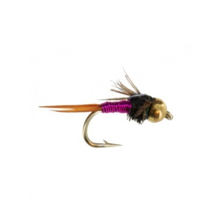 Nymphs Pure beadhead copper john pink $2.34
