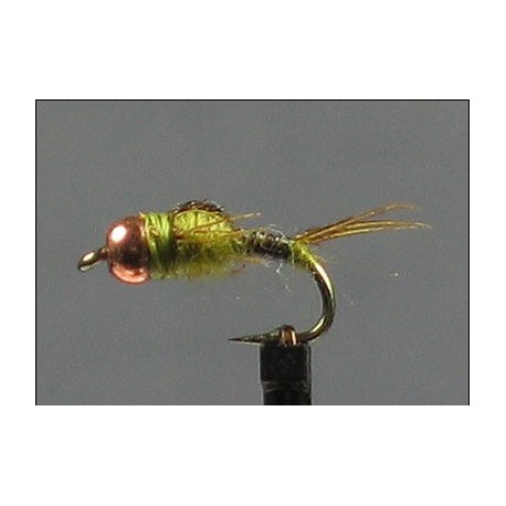 Nymphs Pure Micro Mayfly Nymph Olive side $2.34