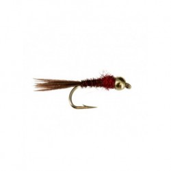 Nymphs Pure beadhead tungsten frenchie red $2.34
