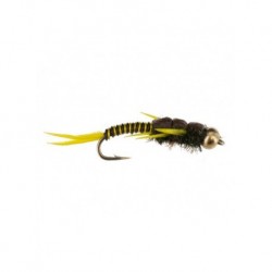 Nymphs Pure beadhead wired stonefly yellow $2.34