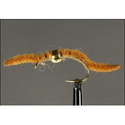 Nymphs Pure San Juan Worm Bead Head Worm Brown Side $2.34