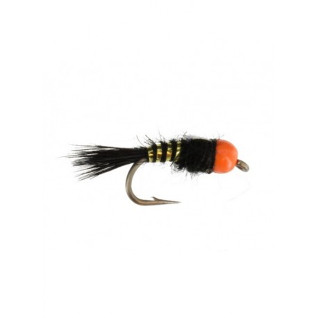 Nymphs Pure fired bead flash back hares ear black $2.34