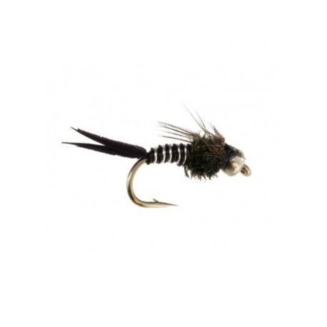 Nymphs Pure beadhead copper john zebra silver bead $2.34