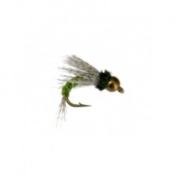 Nymphs Pure beadhead bird of prey olive $2.34