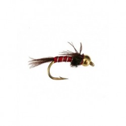 Nymphs Pure beadhead lightning bug red $2.34