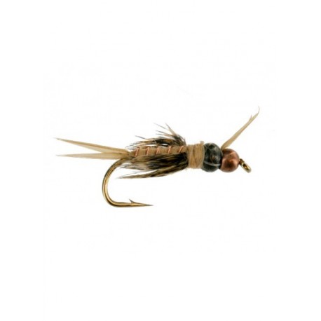 Nymphs Pure beadhead depth charger bird s nest tan $2.34