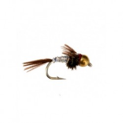 Nymphs Pure beadhead lightning bug silver $2.34