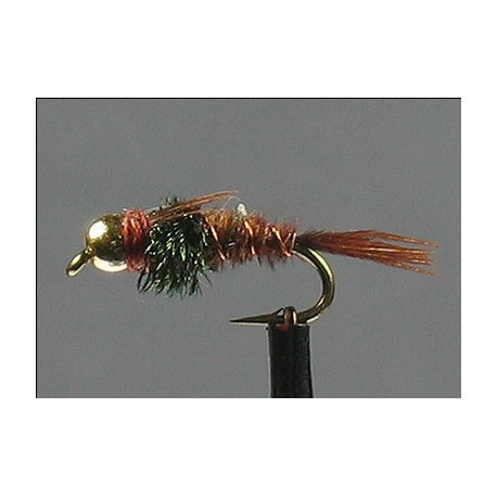 Nymphs Pure Pheasant Tail Nymph Bead Head Flashback side $2.34