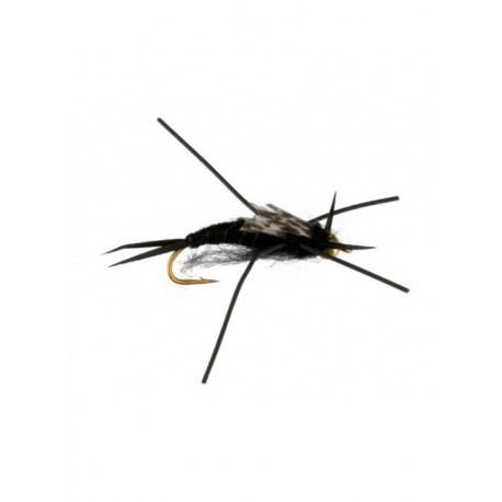 Nymphs Pure beadhead kaufmann rubberleg stonefly black $2.34