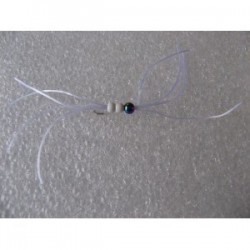 Nymphs Pure uv white crazy rainbow b w $2.34