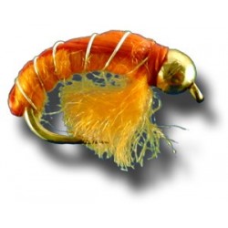 Nymphs Pure Tungsten BH Czech Nymph Orange $2.34
