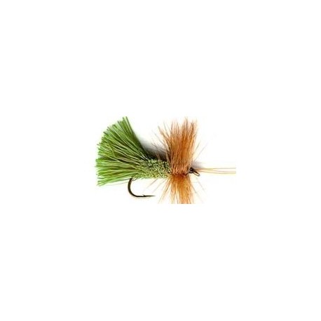Dries green goddards caddis button $2.34