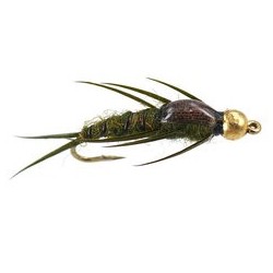 Beaded Nymphs Bead Head Olive Epoxy Stonefly $2.42
