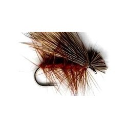 Dries dark winged brown elk hair caddis button $2.34