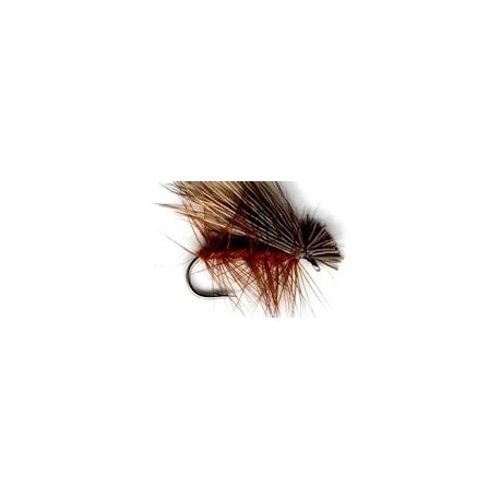 Dries dark winged brown elk hair caddis button $2.34