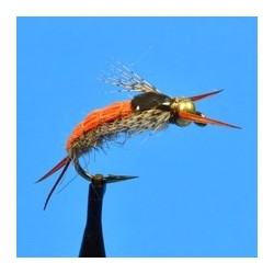 Beaded Nymphs Bead Head Orange Back Yellow Sally $2.42