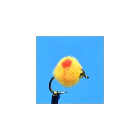 Beaded Nymphs Bead Head Orange W Red Spot $2.42