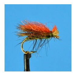 Dries Pure Elk Hair Caddis Olive W Hot Wing $2.34
