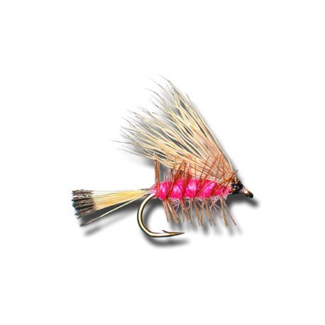 Dries Palmered Caddis Pink $2.34